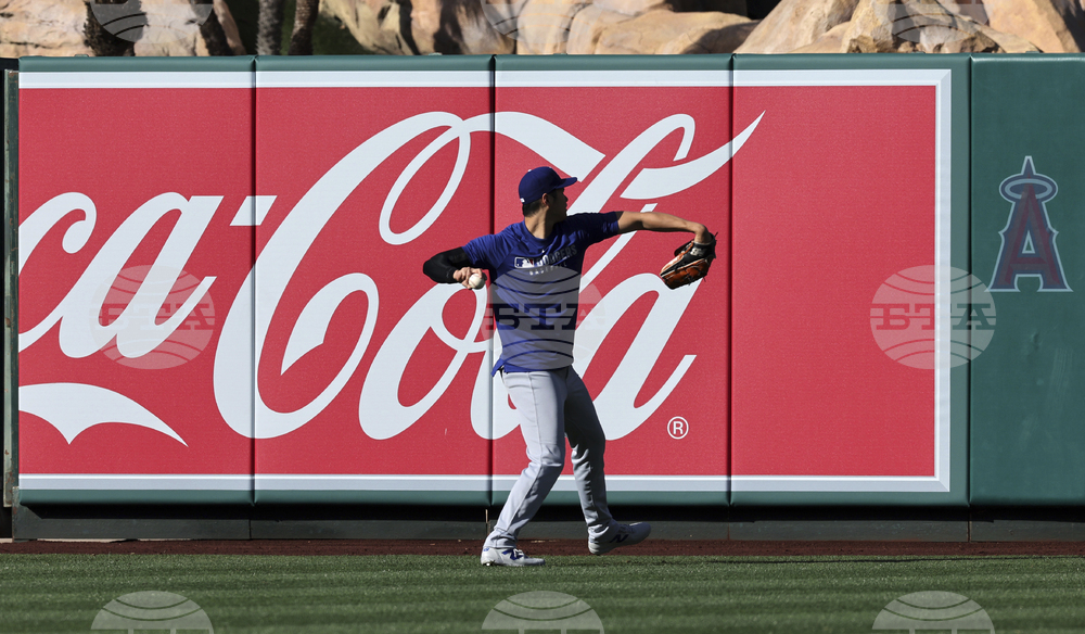 Dodgers Angels Baseball