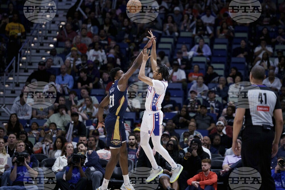 76ers Pelicans Basketball
