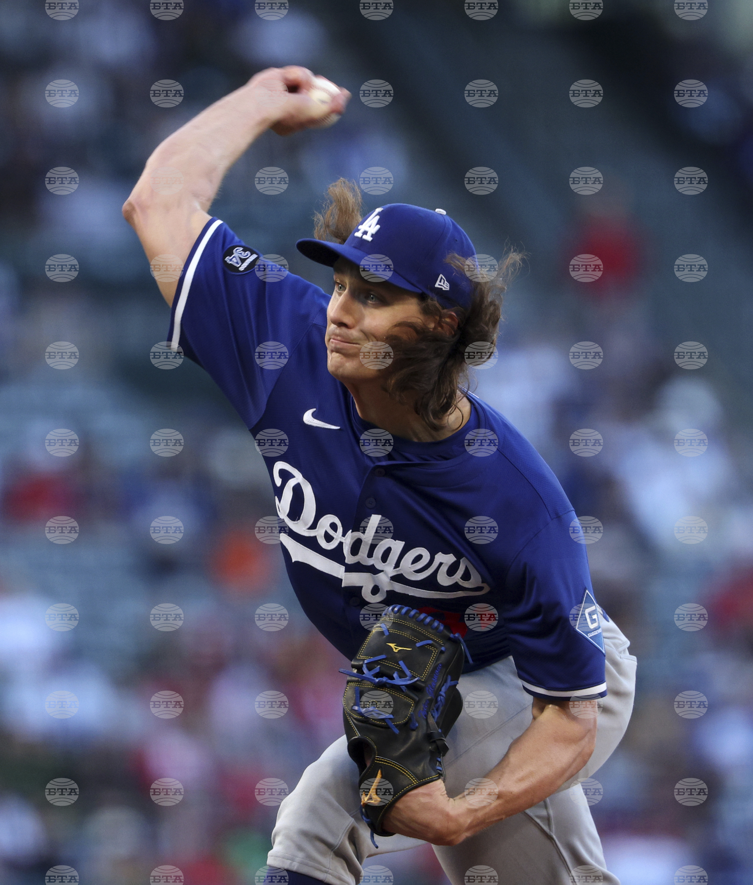Dodgers Angels Baseball