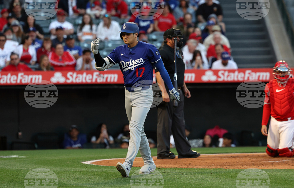 Dodgers Angels Baseball
