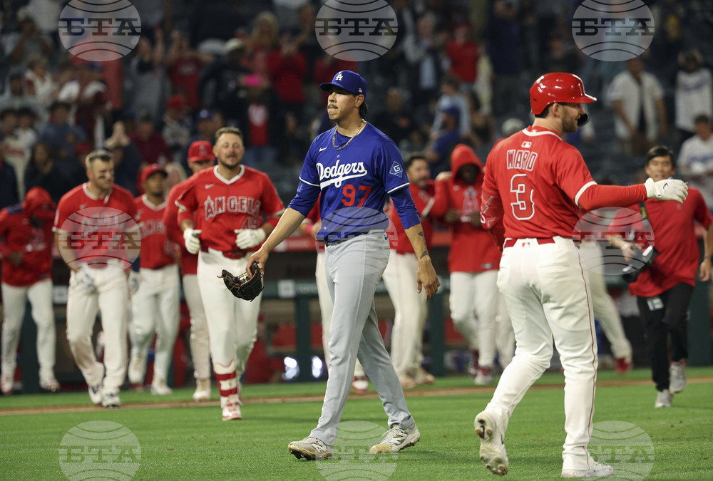 Dodgers Angels Baseball