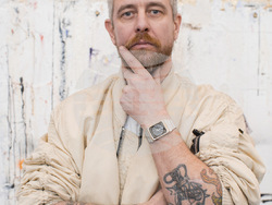 Австрийският художник Клеменс Волф открива две самостоятелни изложби в София, снмика – организатори