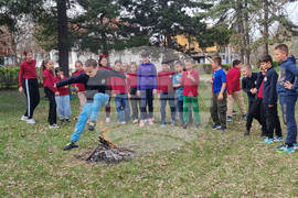 Търговище - Благовещение - прескачане на огън