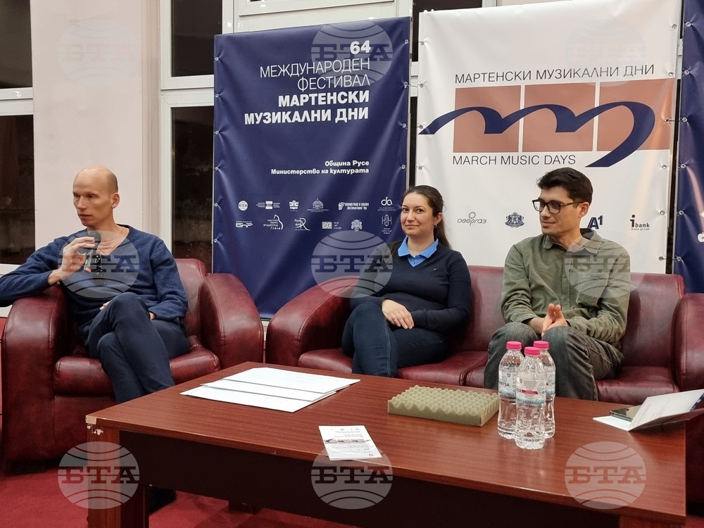 Изпълнителите Ерик Босграф, Сабина Йорданова и Явор Генов представят барокова музика на "Мартенски музикални дни" в Русе