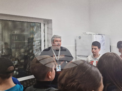 Разград - приют за животни - деца - посещение