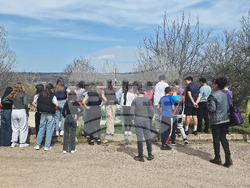 Разград - приют за животни - деца - посещение