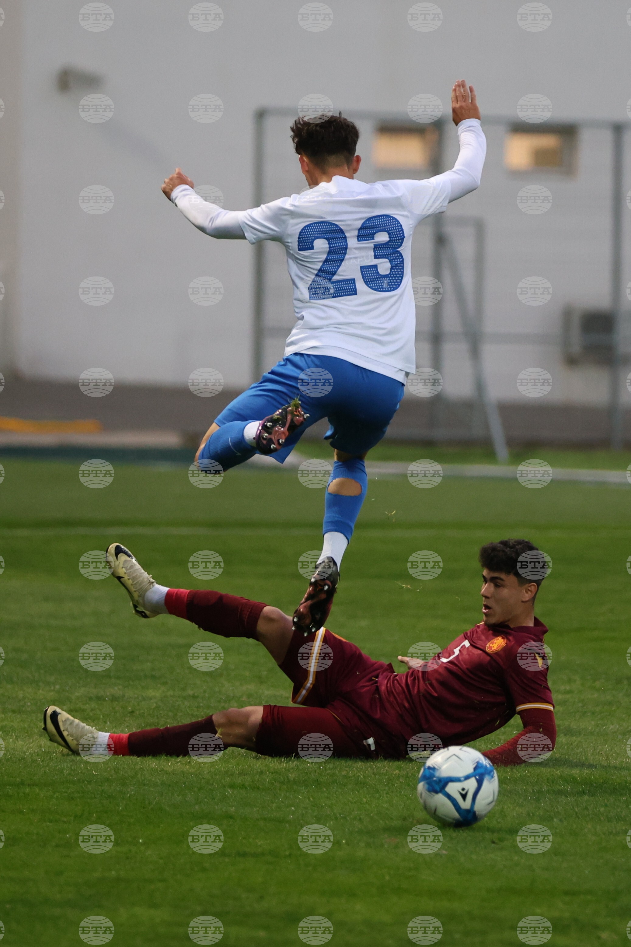 Благоевград - футбол - младежи - България - Гърция