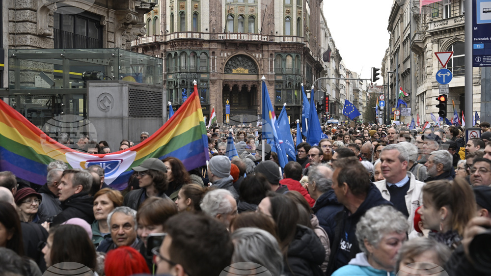 Hungary Protest Pride Ban
