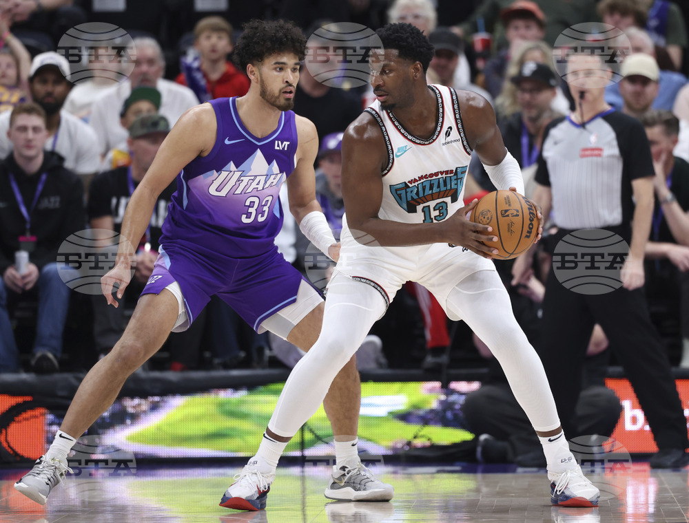 Grizzlies Jazz Basketball