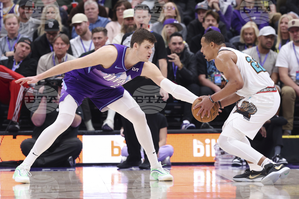 Grizzlies Jazz Basketball