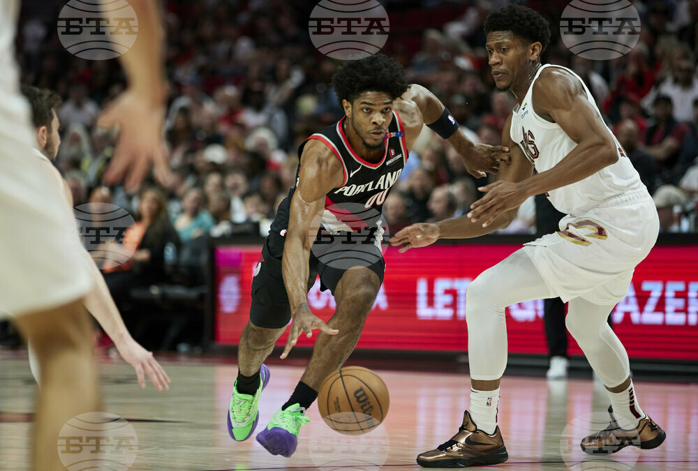 Cavaliers Trail Blazers Basketball