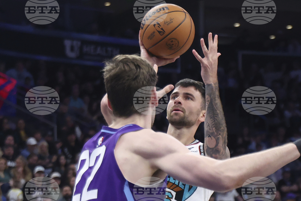 Grizzlies Jazz Basketball
