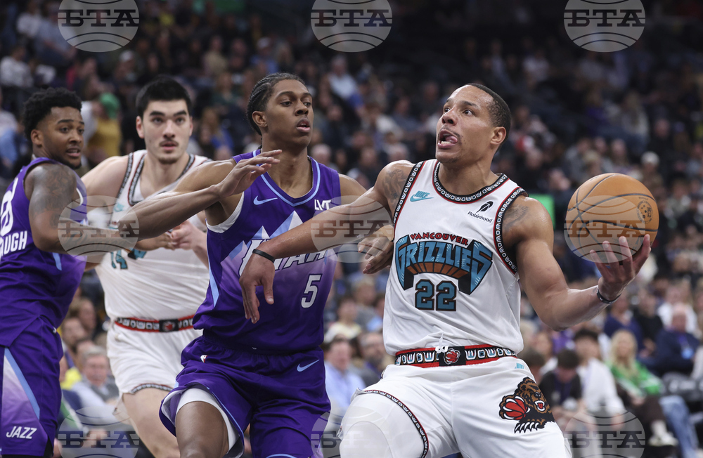 Grizzlies Jazz Basketball