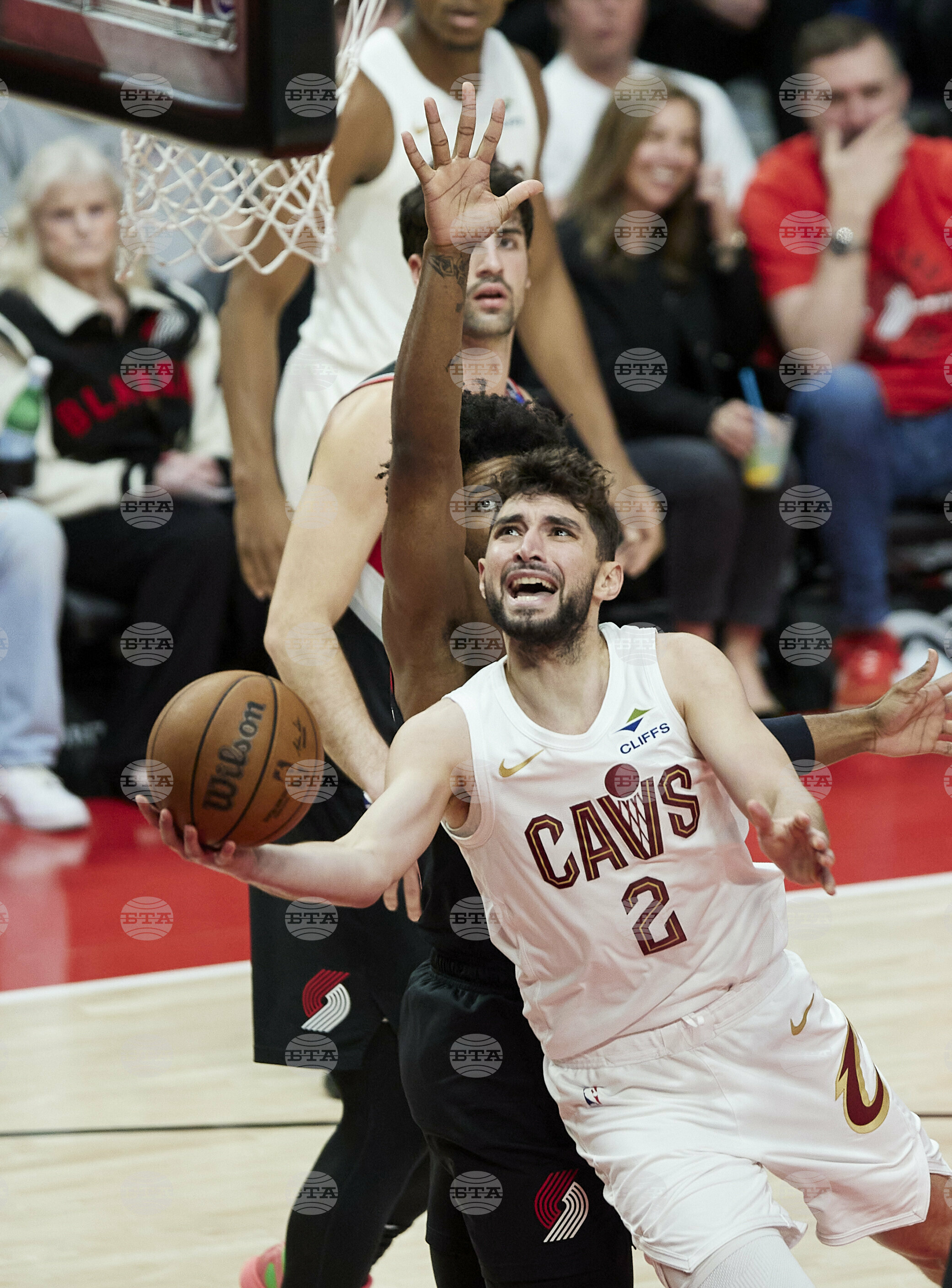 Cavaliers Trail Blazers Basketball