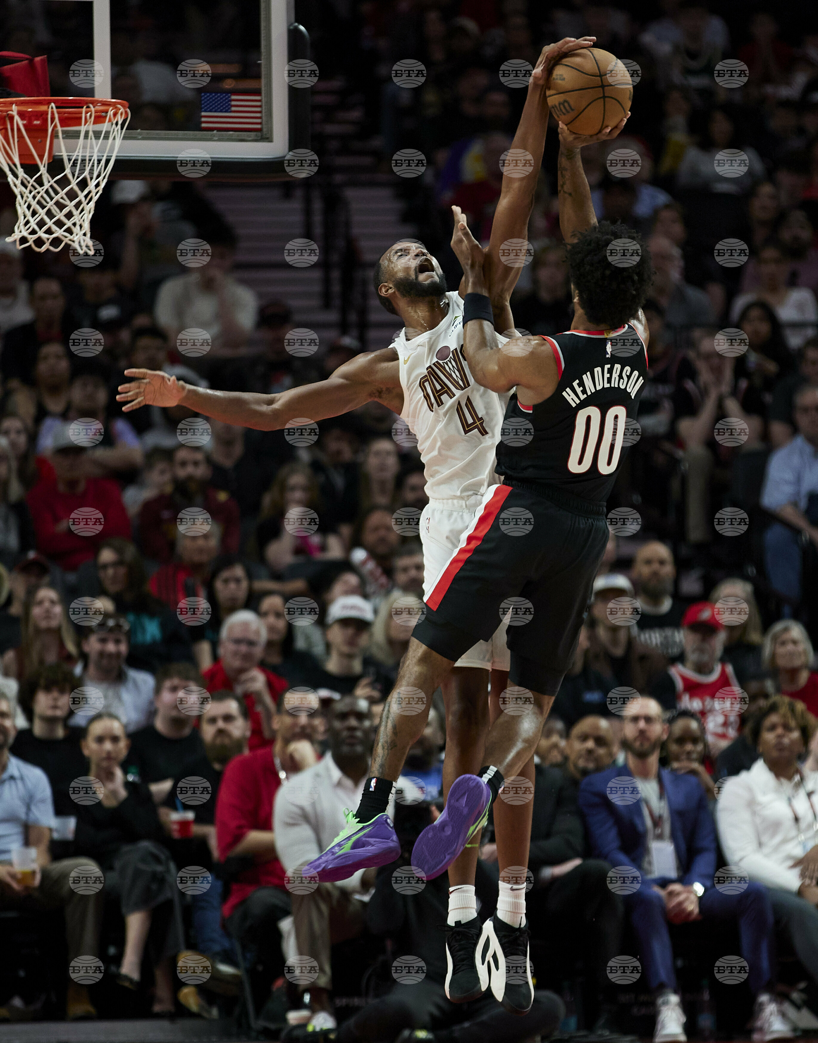 Cavaliers Trail Blazers Basketball
