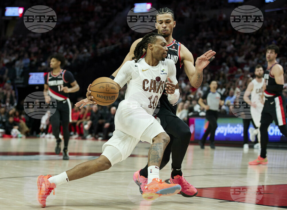 Cavaliers Trail Blazers Basketball