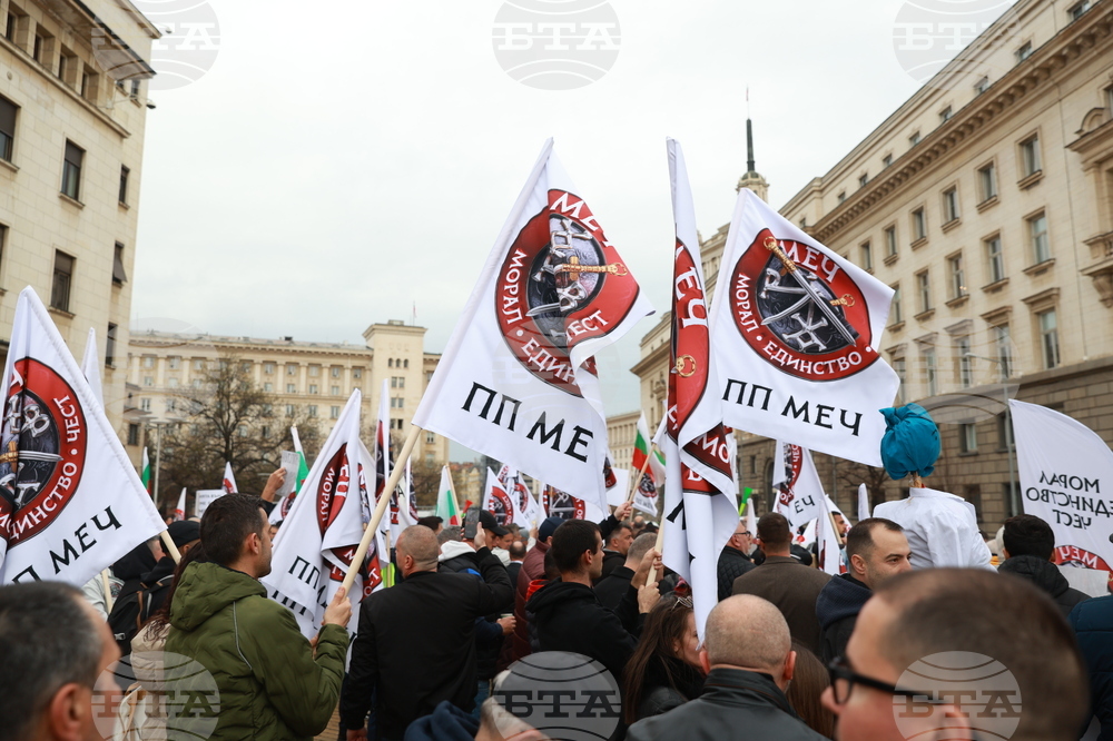 Партия МЕЧ  - протест