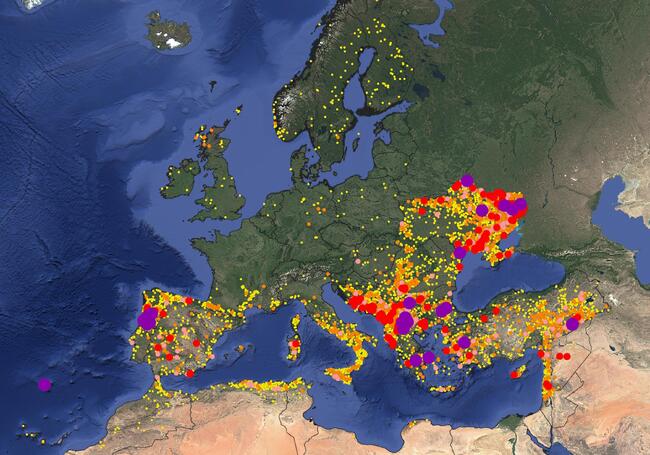 През 2024 г. в Украйна е регистриран най-лошият сезон на горски пожари, сочи доклад на ЕК