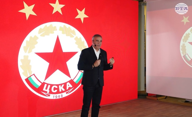 Новият спортен директор на ЦСКА: Голям клуб, спящ гигант