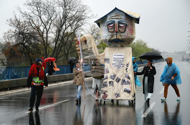 Сърбия - Белград - блокада