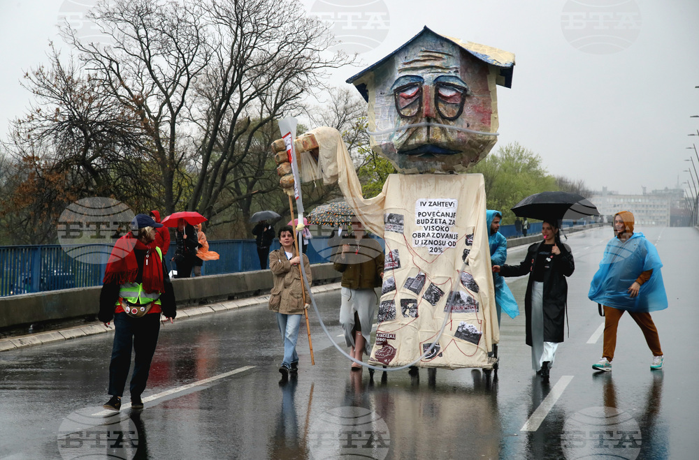 Сърбия - Белград - блокада