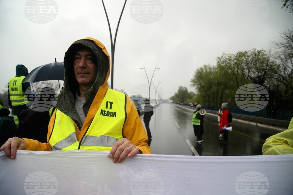 Сърбия - Белград - блокада