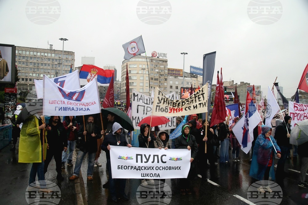 Сърбия - Белград - блокада