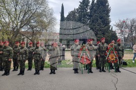 Стара Загора - поднасяне на венци и цветя - Ден на Тракия