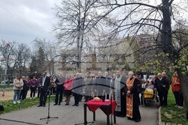 Стара Загора - поднасяне на венци и цветя - Ден на Тракия
