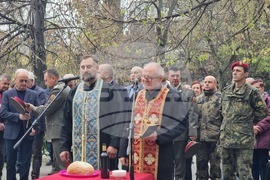 Стара Загора - поднасяне на венци и цветя - Ден на Тракия