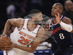 Clippers Knicks Basketball