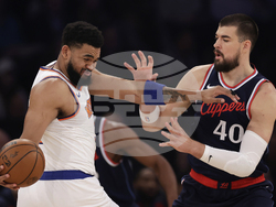 Clippers Knicks Basketball