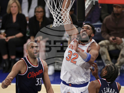 Clippers Knicks Basketball