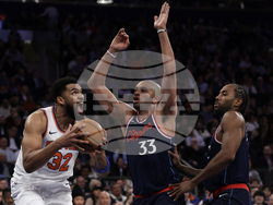 Clippers Knicks Basketball