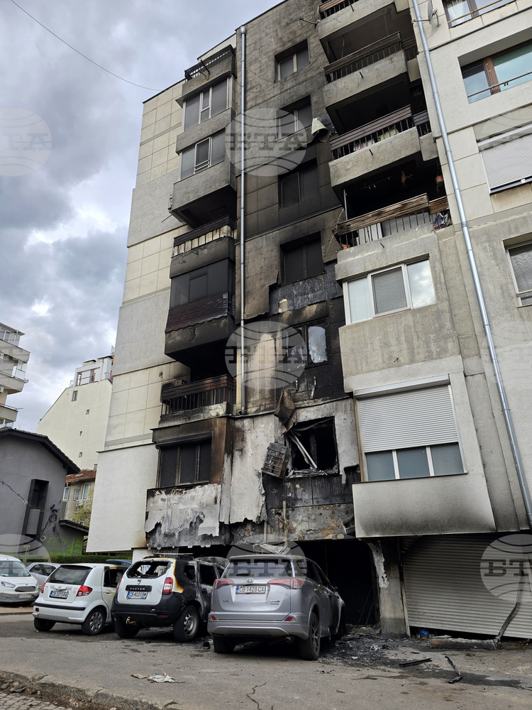 Три автомобила и фасадата на сграда са засегнати при пожар в столичния квартал "Лозенец", съобщиха от полицията 