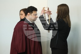 Конституционен съд - Орлин Колев - церемонията по полагане на клетва