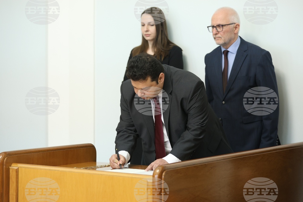 Конституционен съд - Орлин Колев - церемонията по полагане на клетва
