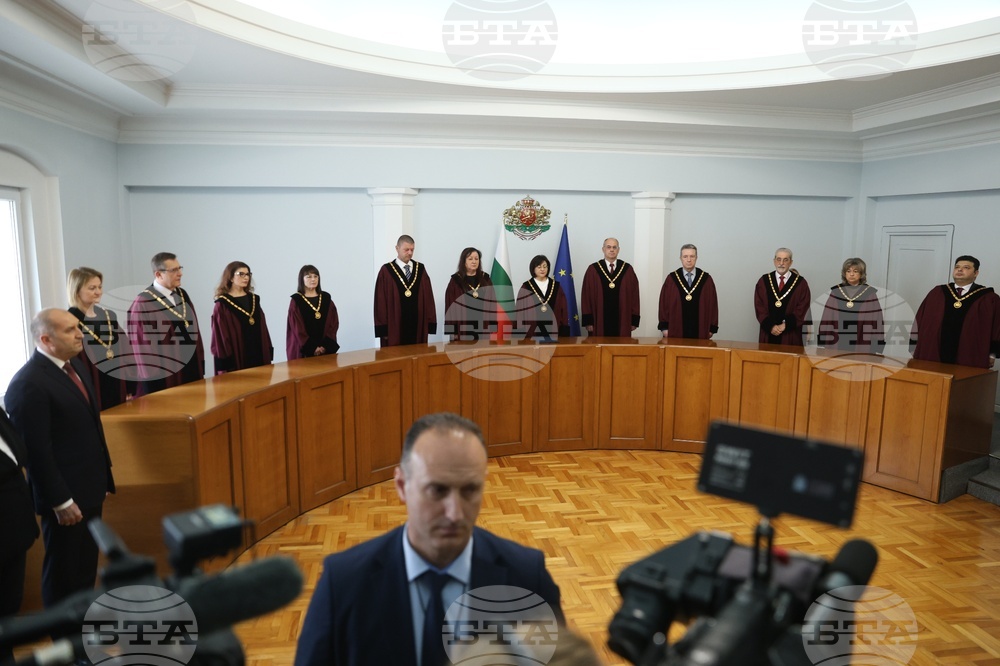 Конституционен съд - Орлин Колев - церемонията по полагане на клетва