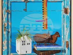 Картина от изложбата „Пейзажът и отвъд него" в галерия „Париж“. Снимка: Екипът на събитието