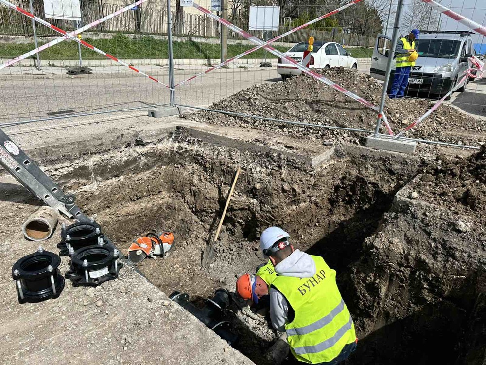 Започна смяната на близо 15 километра водопроводи в Хасково