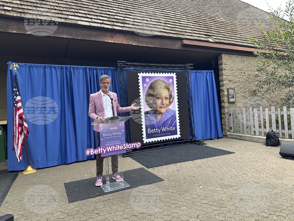 Betty White Stamp Ceremony