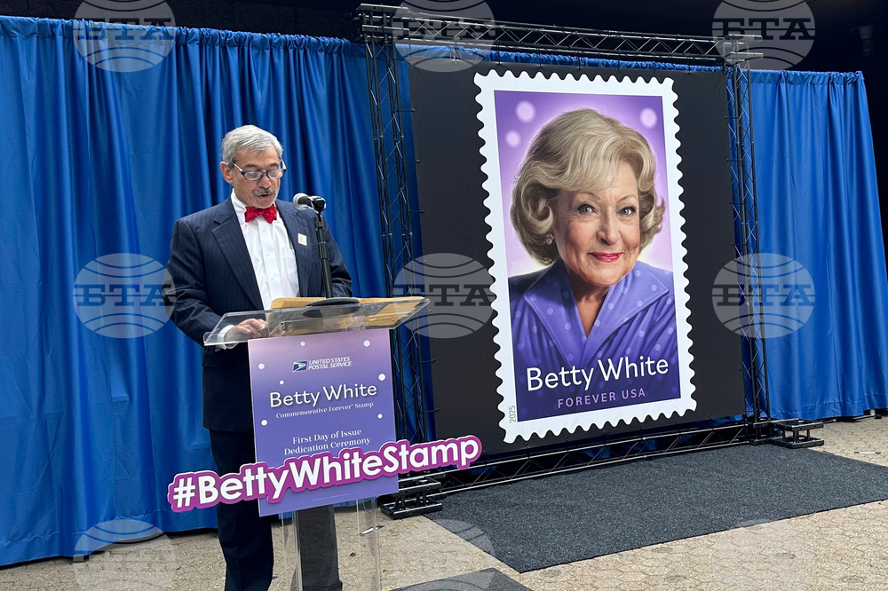 Betty White Stamp Ceremony