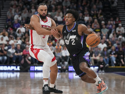 Rockets Jazz Basketball