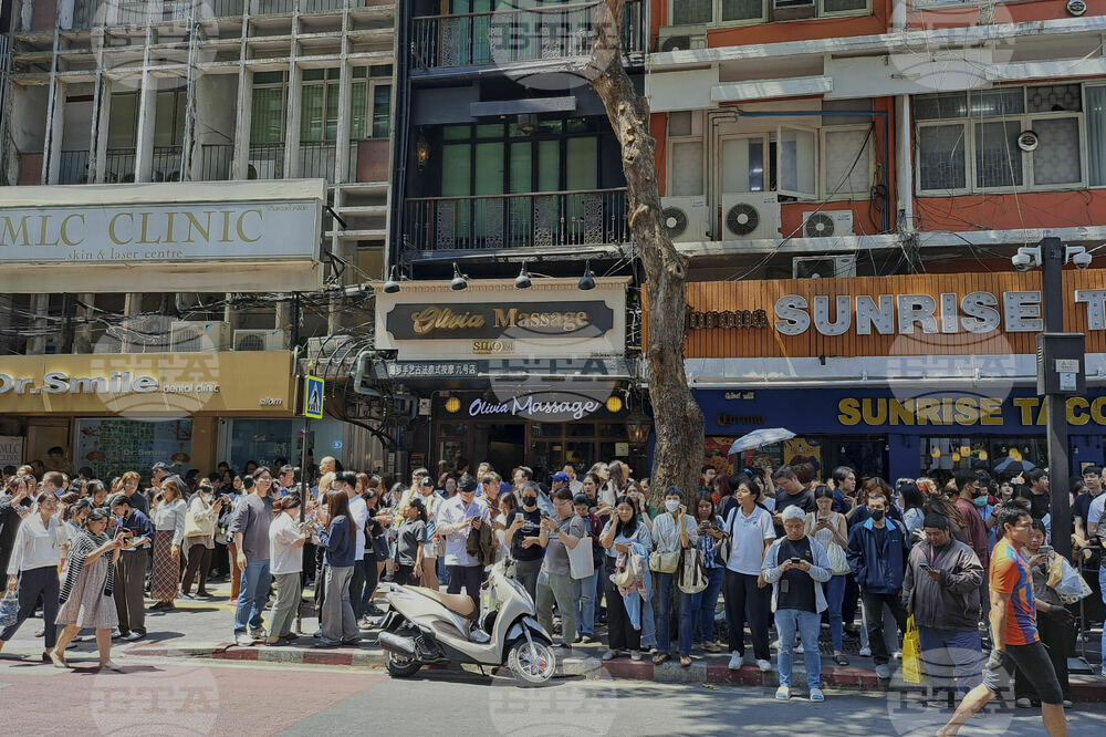 APTOPIX Thailand Earthquake