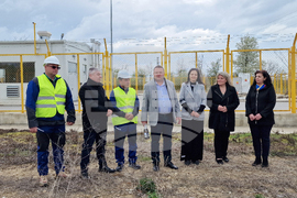 Свищов - присъединителен газопровод - първа копка