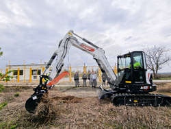 Свищов - присъединителен газопровод - първа копка