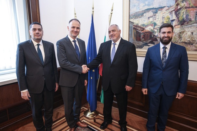 Сътрудничеството между България и Европейската агенция по отбрана обсъдиха Бойко Борисов и заместник изпълнителният директор Андре Денк