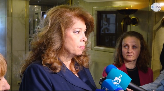 Илияна Йотова се надява компетентните национални и европейски органи да стигнат до истината относно твърдения на европрокурор Теодора Георгиева