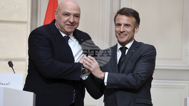 ННА: Макрон покани ливанския президент да водят заедно организираната от Париж международната конференция в подкрепа на ливанската армия 