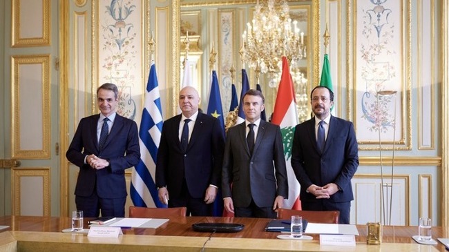 АНА-МПА: Премиерът Мицотакис след срещата в Париж: Гърция и Кипър са фактори и стълбове на стабилността в Източното Средиземноморие